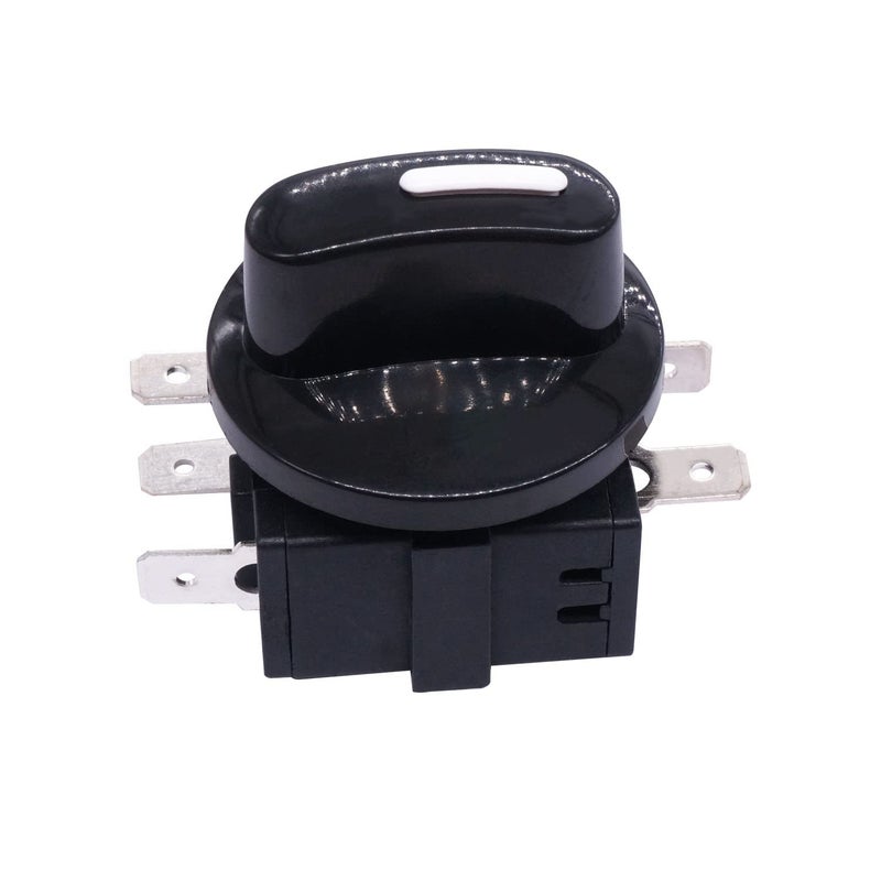 Taiss 2PCS Rotary Switch 125/250VAC 16A 4 Position 3 Speed Universal Speed Selector Heater Rotary Switch with Knob F035 - Image 3